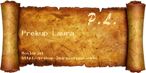 Prekup Laura névjegykártya